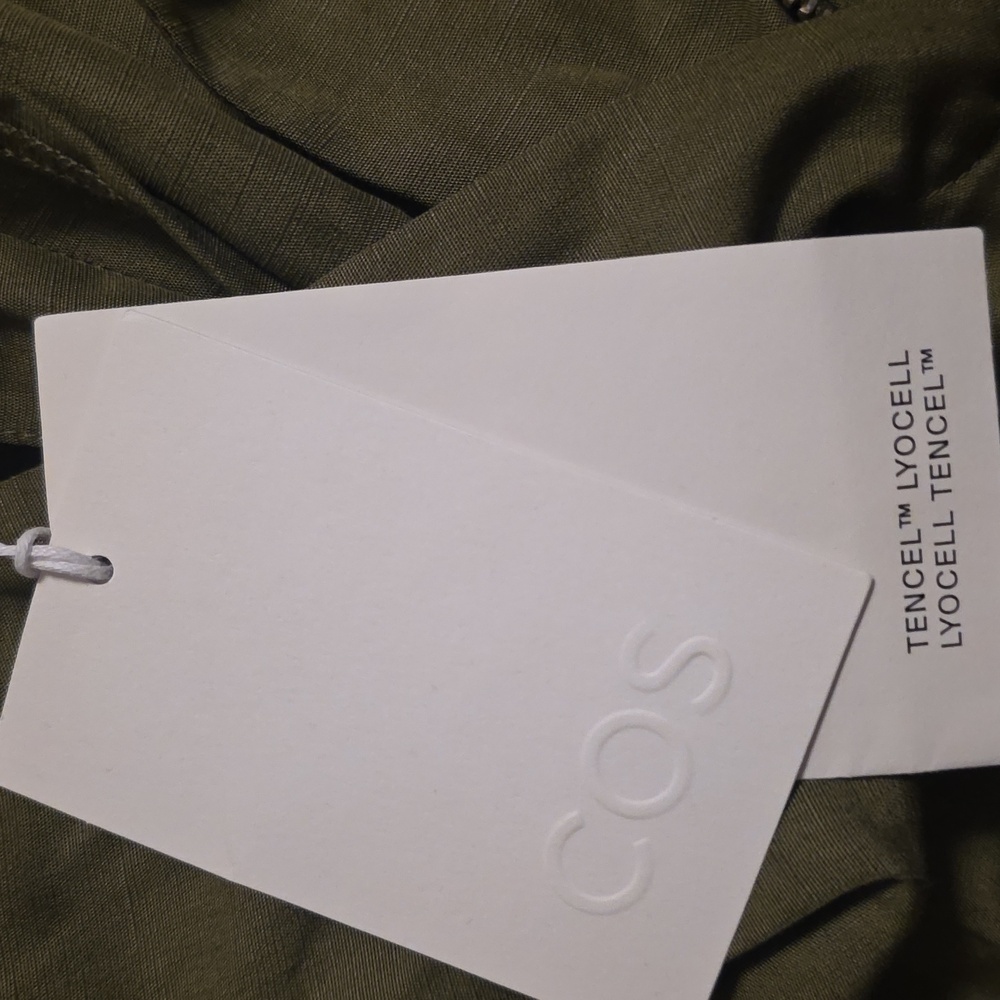 Olive Green Wide-Leg Women's Pants - Picture 6 of 6